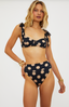 Blair Top - Midnight Polka Dot