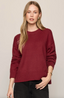 Cloud Spun Sweater- Red Dahlia