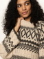 Fairisle Crew Neck Sweater - Oatmeal