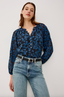 Indi Blouse - Midnight Silhouette Floral