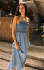 Bayside Chambray Midi Dress