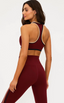 Ida Top - Maroon Colorblock