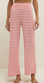 Luxe Stripe Pant-Red Multi