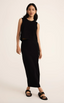 Gail Midi Skirt - Black