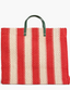 Clare V. Summer Simple Tote - Bright Poppy