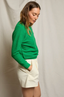 Ziggy Reverse Fleece Sweatshirt - Grass