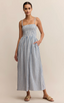 Nadine Striped Midi Dress - Boathouse
