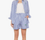 The Drawn Freeballer Short - White and Blue Stripe
