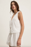 Ava Eyelet Top - White