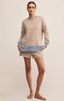 Low Key Striped Short - Evening Sand