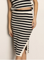 Side Slit Midi Skirt