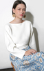 Valerie Open Back Sweater - Ivory