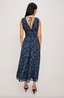 Lilith Dress - Midnight Silhouette Floral