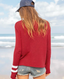 Stars and Stripes Cotton Sweater - Red