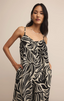 Flared Isla Leaf Jumpsuit