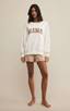 Mama Relaxed Sweatshirt - White