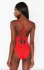 Cape May Scrunch One Piece - Hot Tamale