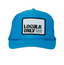 LB Locals Only Trucker - Neon Blue