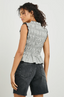 Martine Blouse - Jet Gingham