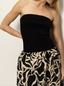 Meet Me at Sea Midi Dress - Black/Mirage