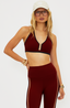 Ida Top - Maroon Colorblock