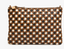 Clare V. Flat Clutch with Tabs - Oat/Brown Multi