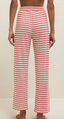Luxe Stripe Pant-Red Multi