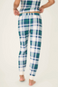 Cozy Life Plaid Thermal Velour Pants