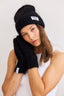 Mohair Mittens - Black