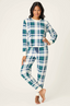 Cozy Life Plaid Thermal Velour Pants
