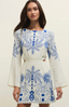 Tahina Palm Mini Dress