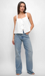 Vivi Cotton Eyelet Top - White