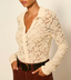 Dreamer Lace Shirt- Bone