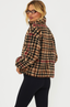 Leona Sherpa Jacket - Houndstooth