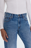 Lexi Mid Rise Bowed Straight Jean - Metropolis