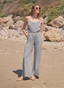 Terry Jumpsuit-Heather Grey