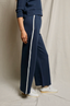 Mikos Pureform Wide Leg Pant - Navy