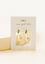 Gold Hoop - Large Rectangle