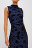 Cosmos Dress - Navy Tossed Roses